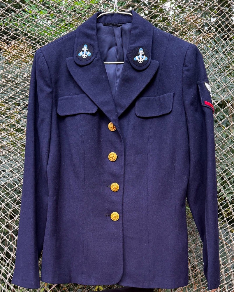 Original WW2 US Navy Waves Named Female Jacket Specialist 3rd Class