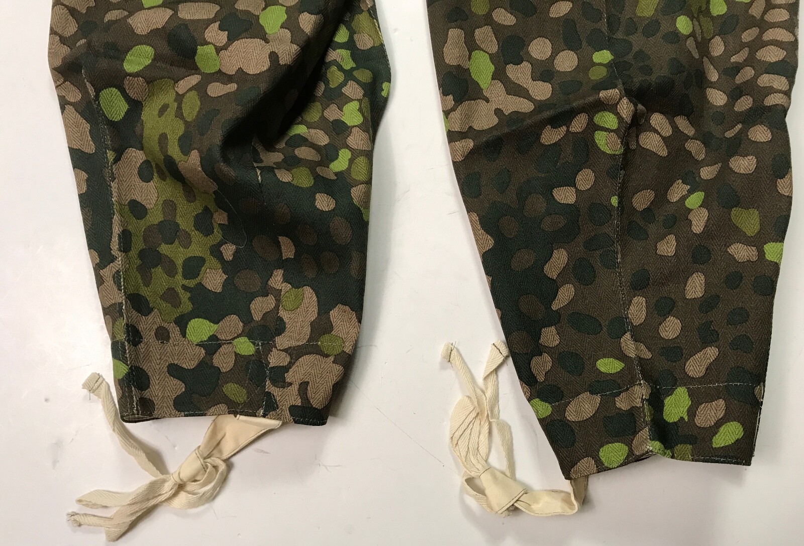 WWII GERMAN WAFFEN DOT 44 CAMO FIELD TROUSERS- SIZE 3 34-36 WAIST