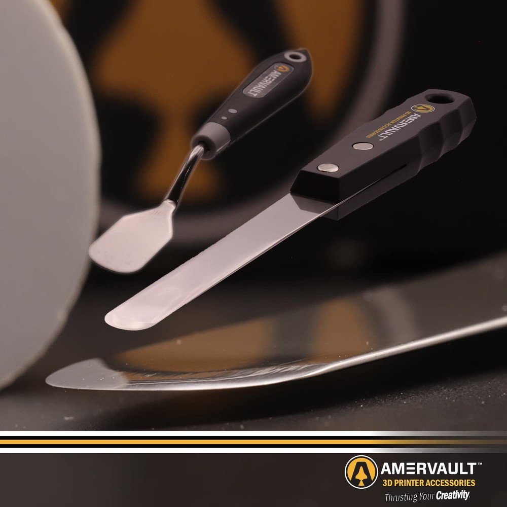 Premium 3D Print Removal Tool Kit - Durable Printer Tools with Black