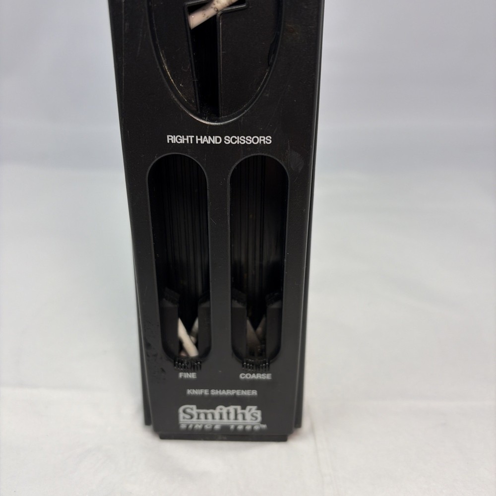 Smith's Knife & Scissors Sharpener For Fine & Coarse Knife. Right/left Scissors