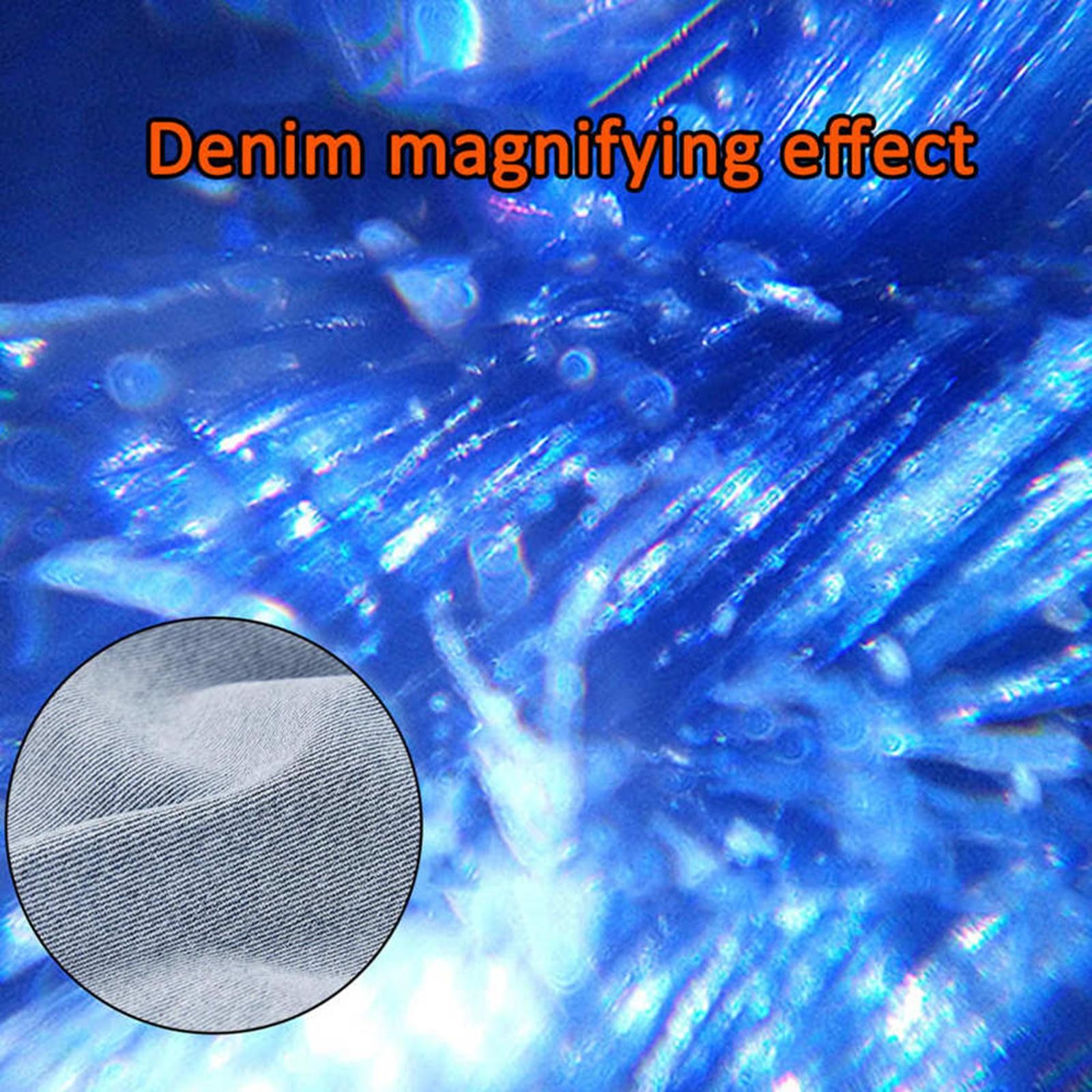 200-240X LED Light Loupe Jewelry Identification Magnifying Glass Optical Lens