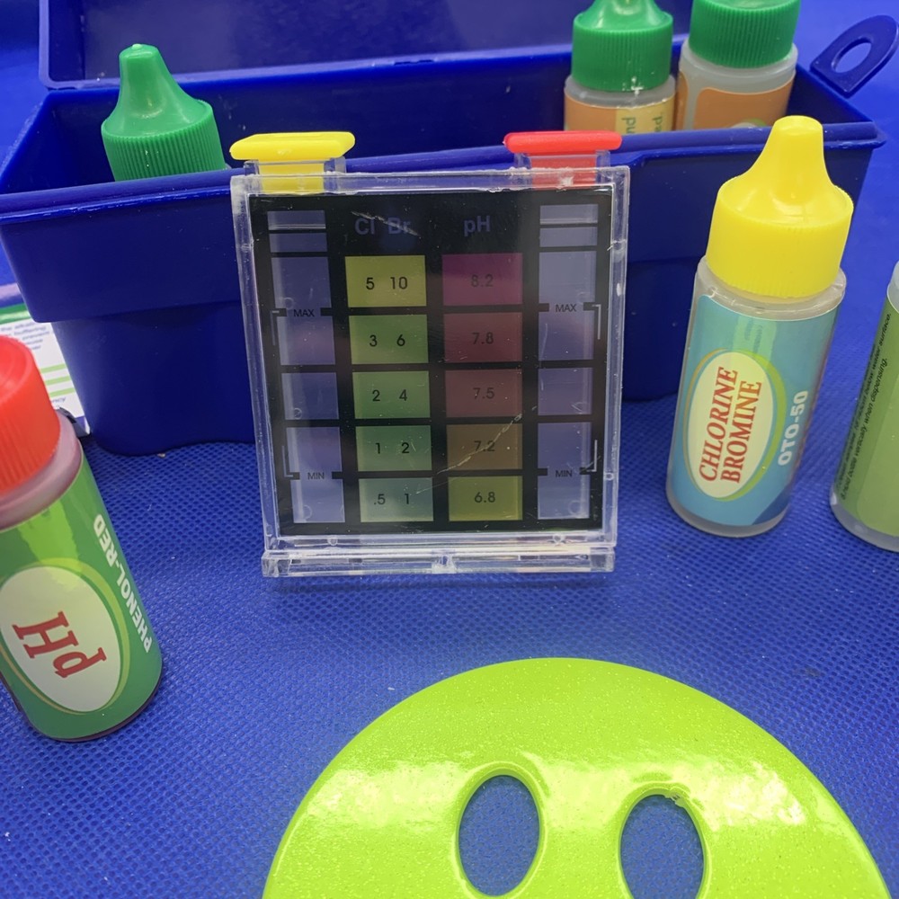 🔥Pool Central 6-Way Test Kit Testing Block Case for Pools Spas