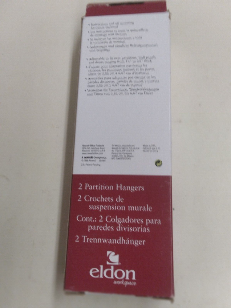 ELDON PARTITION HANGERS BLACK NEW