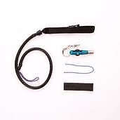 Neritic Blue Bantam Aluminum Roller Pole Spear Package - 10 Foot