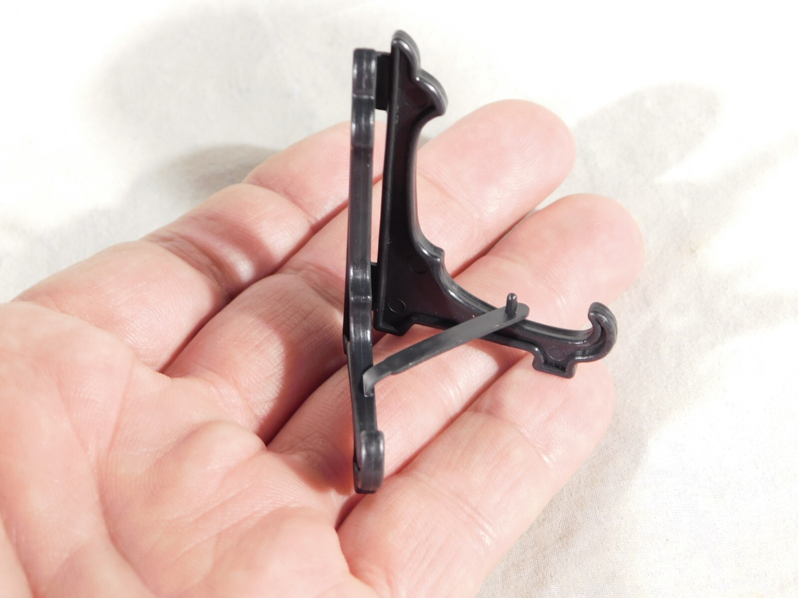 Easel Display Stand Black Plastic MINI Size Folding