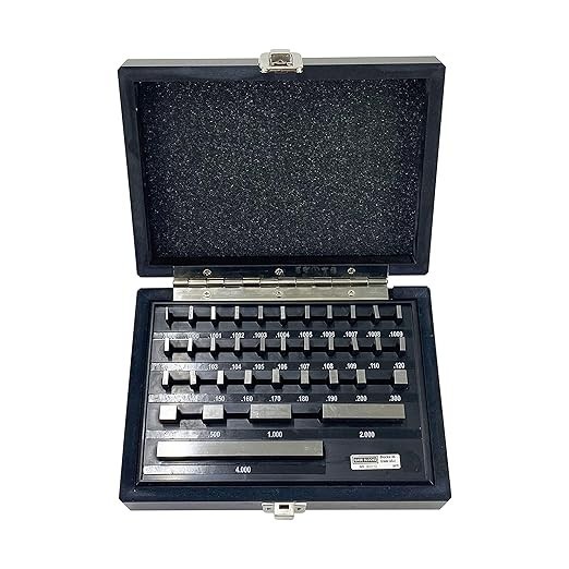 Gauge Block Set Grade Economy Rectangular for Precision Calibration (36 PCS)