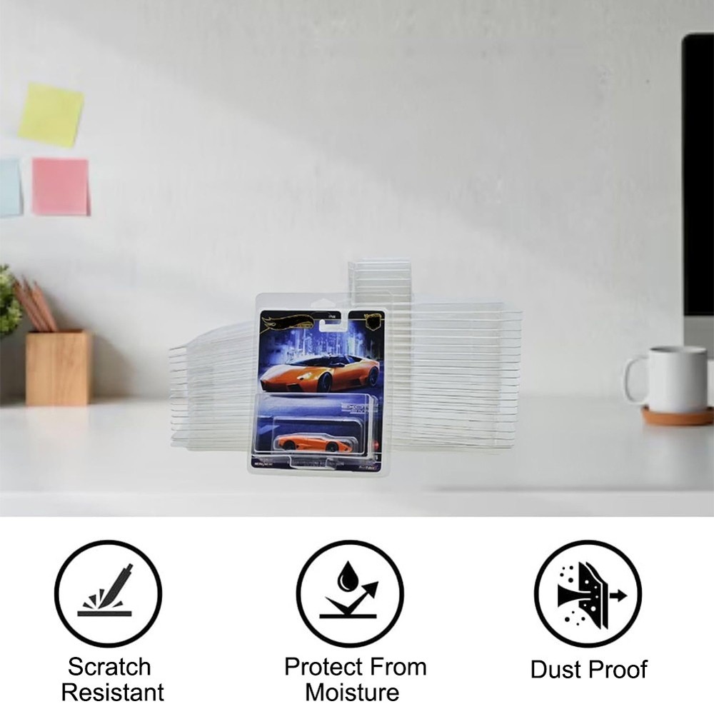 5 Pack Protector Cases for Hot-Wheels Premium Model Display Storage Showcase US