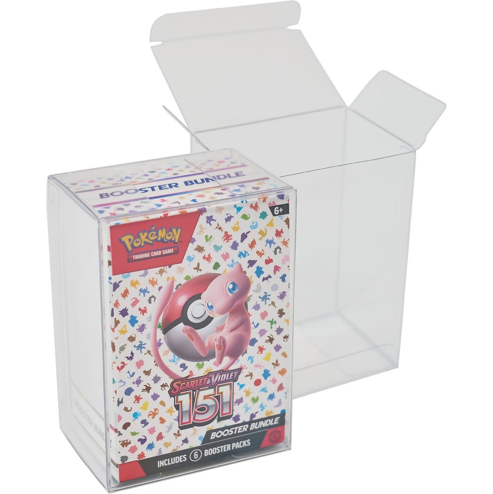 Protector Case for Pokemon 151 Booster Bundle Box UV and Scratch Resistant .50mm