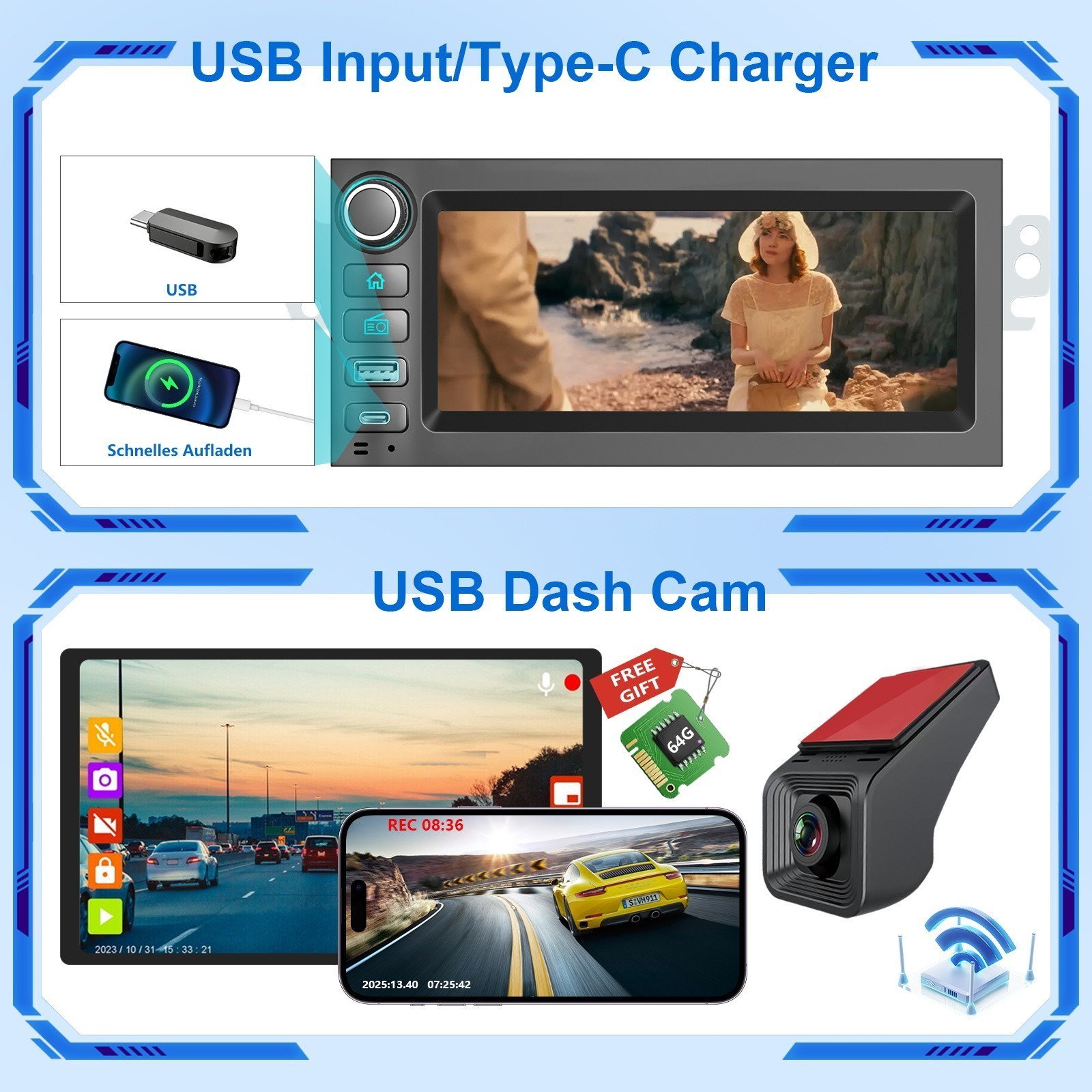 Plug play For GMC Jimmy Sonoma 1998-2001 Apple Carplay Car Stereo Radio GPS Navi