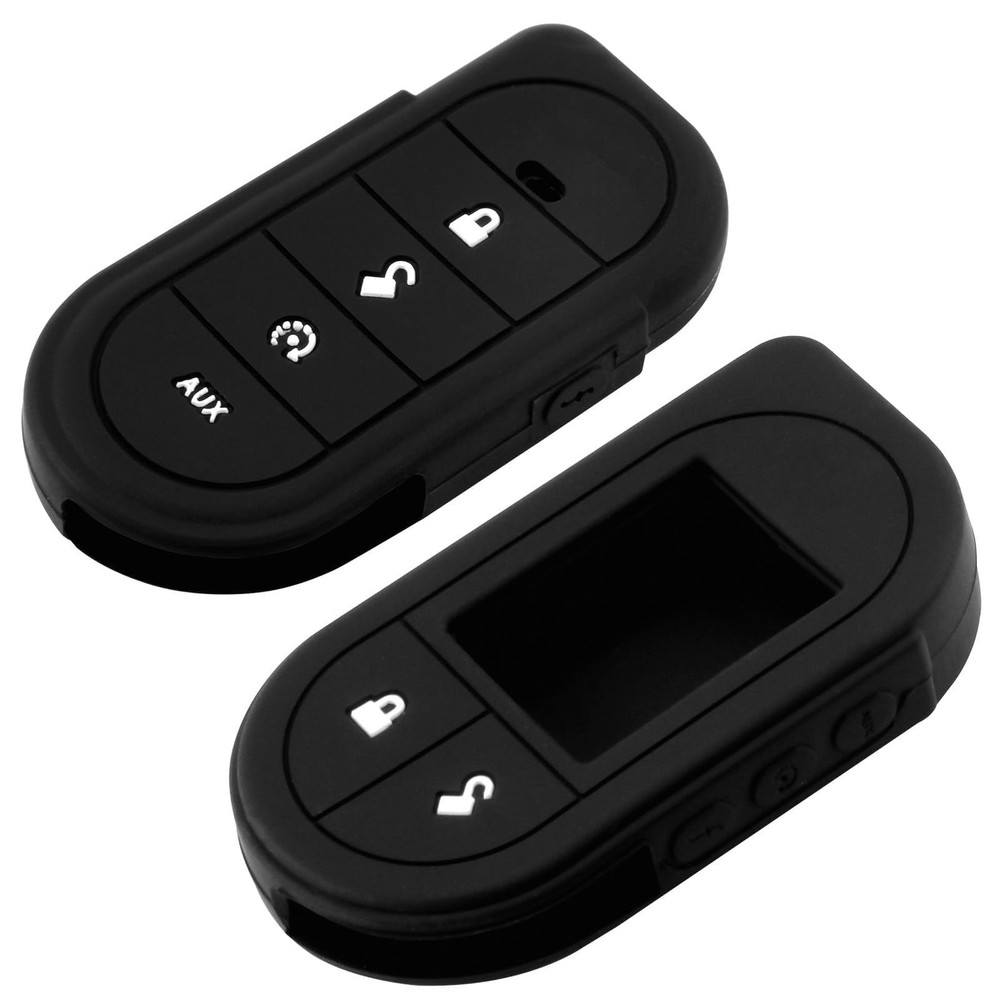 2 Pack Remote Case for Viper, Soft Silicone Car Key Case Shell, Protective