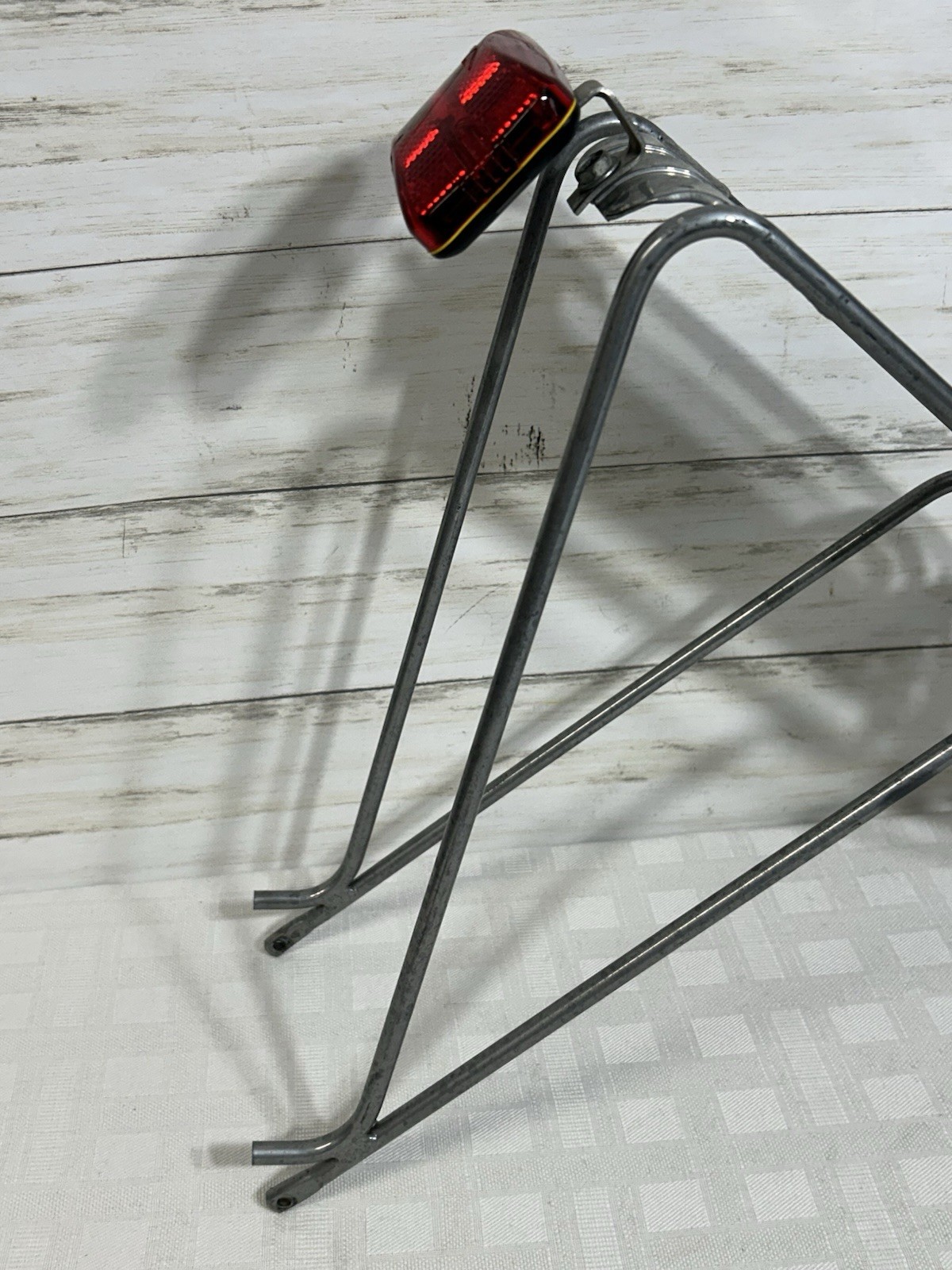 Vtg. TREK USA Aluminum Rear Mountain Road Hybrid Bike Rack Cargo Carrier Silver