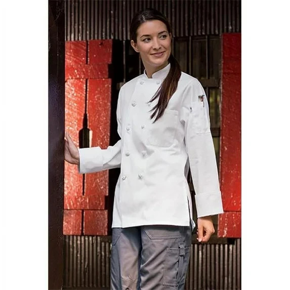 Uncommon Threads 0490 Sedona Chef Coat White