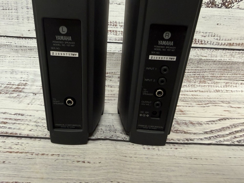 Yamaha Powered Speakers Active Servo Technology Model No. YST-M7 - Working!