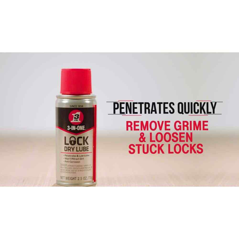 3-IN-ONE Lock Lube 2.5 oz. (2-Pack)