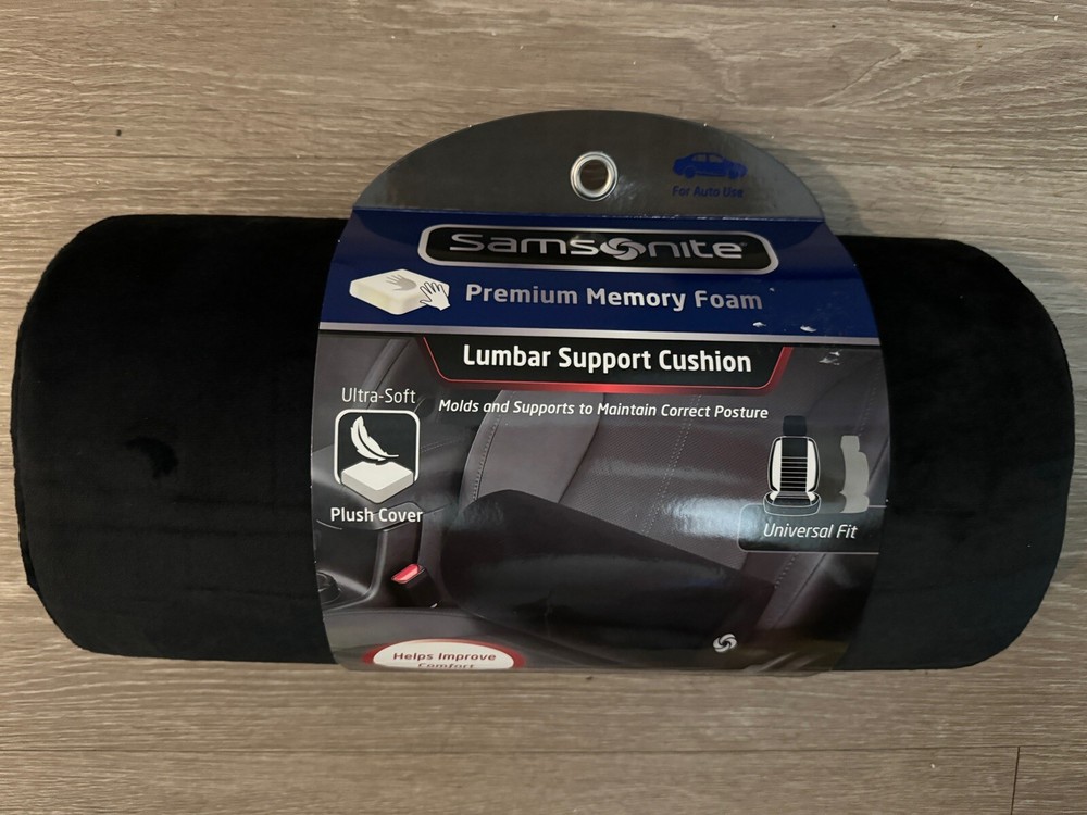 Samsonite Premium Memory Foam Molds & Supports To Maintain Correct Posture ✅