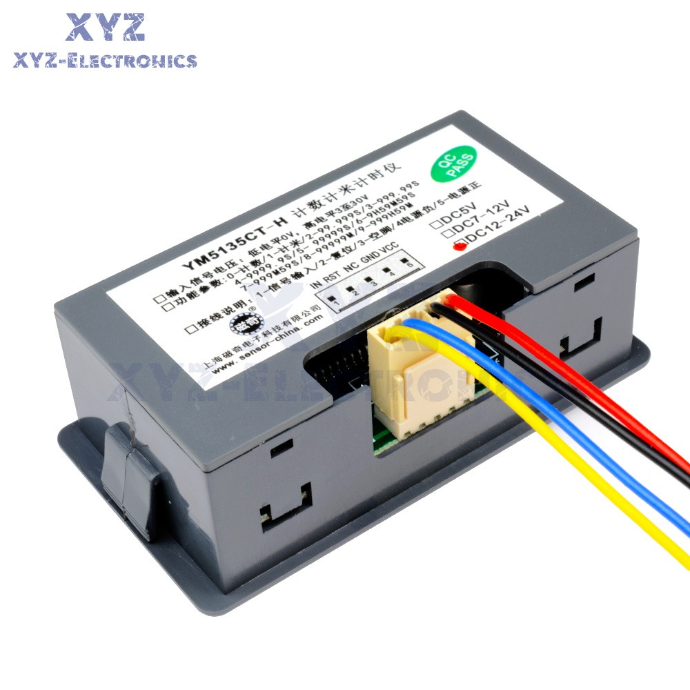 10*12V-24V 0.56" Red LED Digital Counter Meter Count Timer Timing Three Function