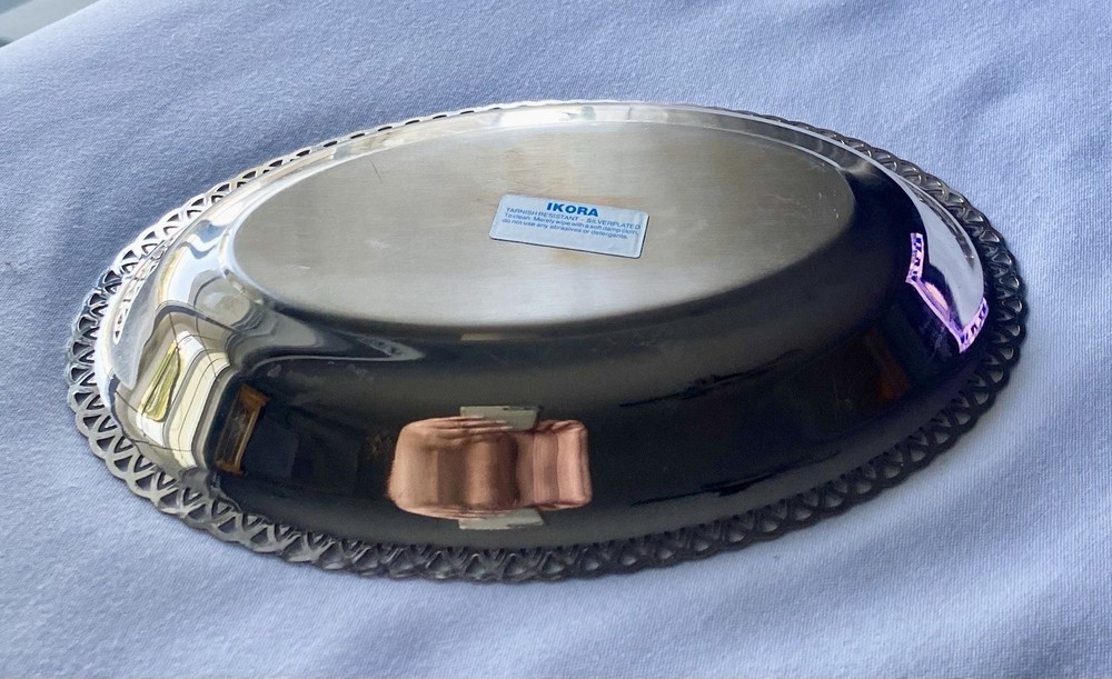 Ikora Germany Silver Plated 8” Tray