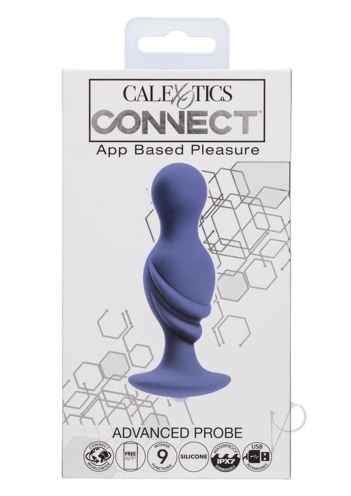 Vibrating Butt Plug Anal Plug Silicone Purple Flared Base Remote Control Vibe