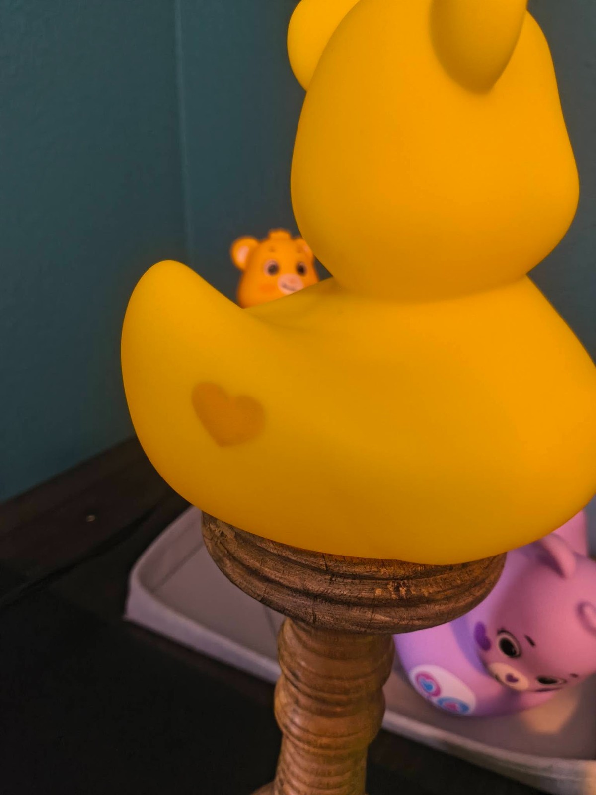 6" Care Bear Rubber Ducks- Funshine, Tenderheart, Care, Share, Grumpy, Good Luck