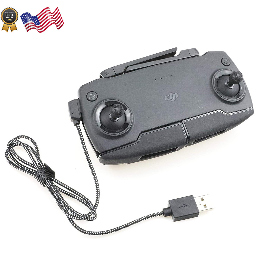 Nylon Braided Remote Controller USB Charging Cable Cord for DJI Mavic 2 Pro/Zoom