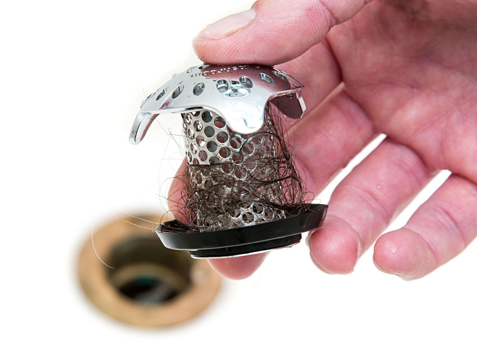 TubShroom® Ultra Drain Protector Hair Catcher Strainer in Stainless Steel (New!)