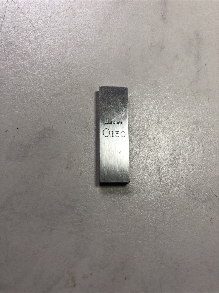 Webber .130” Gage Block