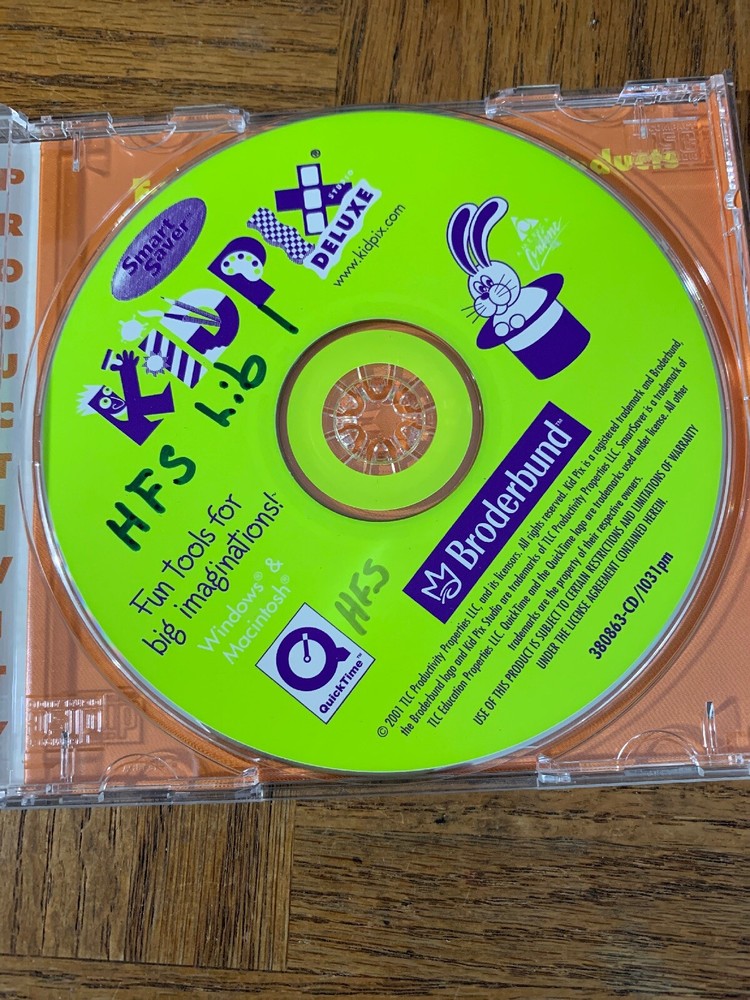 Kid Pix Deluxe Computer Software