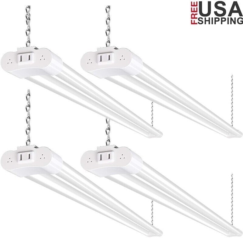 4FT LED Ceiling Light 4400lm Linkable Energy Saving 42W Easy Install Workshop
