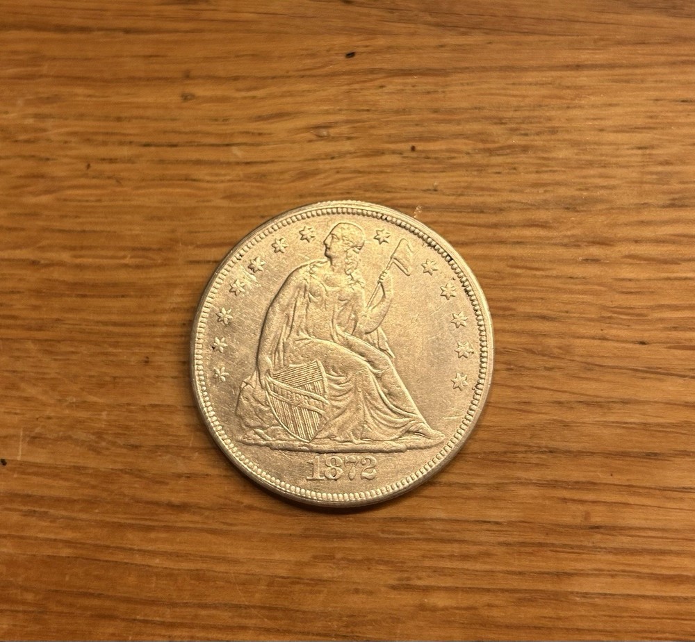 1872 seated liberty dollar