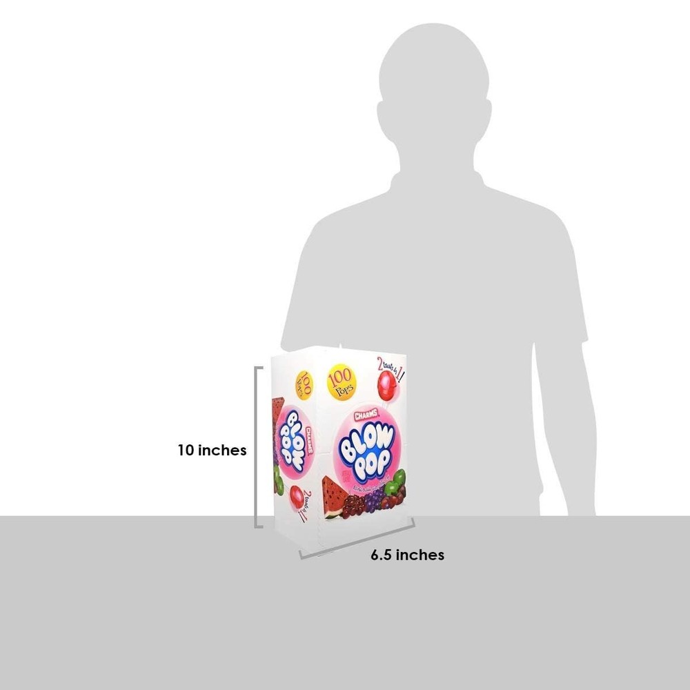 Charms Blow Pop Assorted 100-Count Bulk Pack