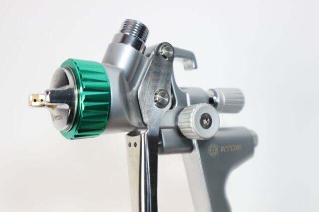 LVLP Spray Gun Kit – ATOM X27 Gravity Feed with FREE GunBudd Light System!!
