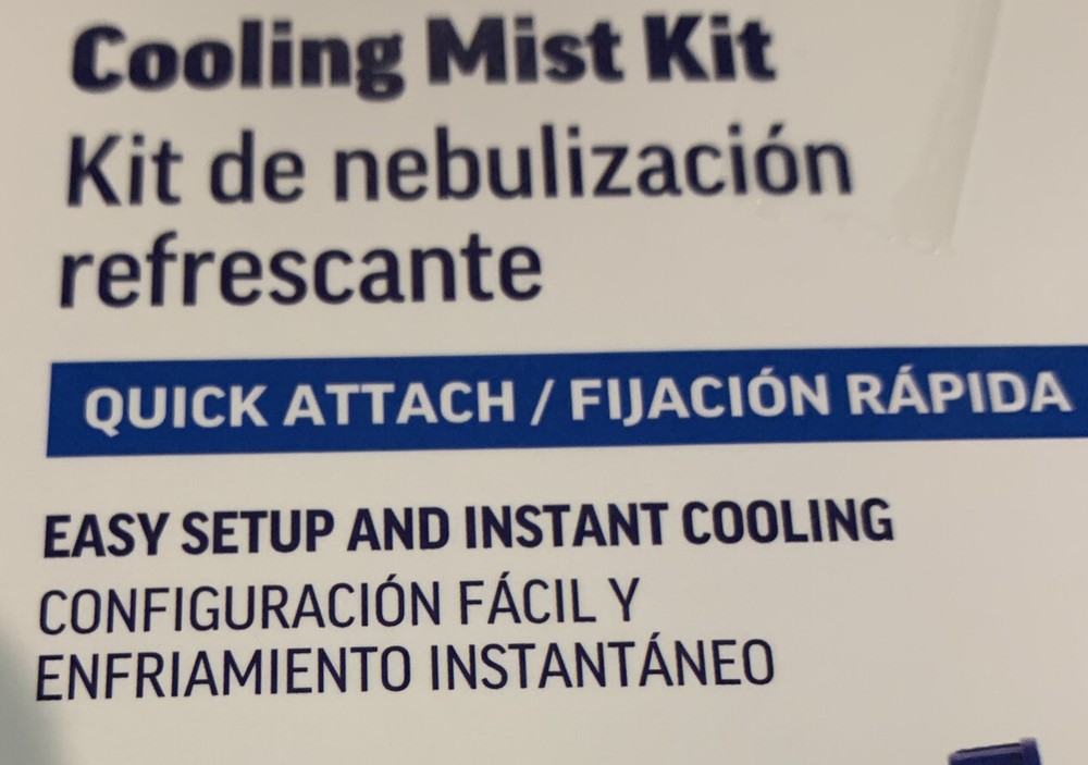 Project Source Cooling Mist Kit Quick Attach Simple Hose Setup NEW #3649681