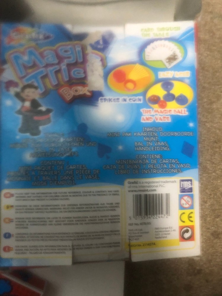 Magic set for children part used