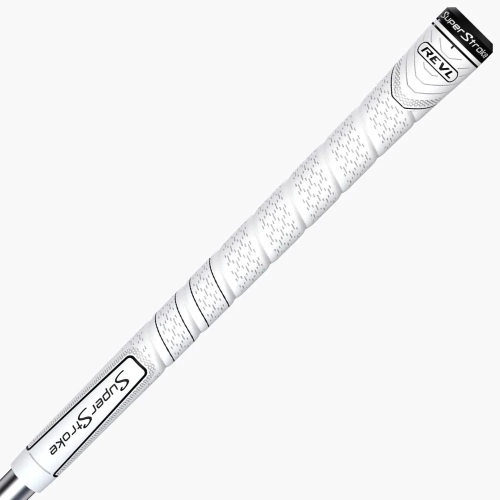 SuperStroke REVL Comfort Golf Club Grips White Genesis Wrap Design New