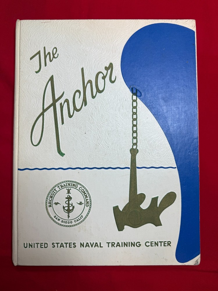 1969 US Naval Training Center Basic Training Yearbook The Anchor Co 69-390 NAVY