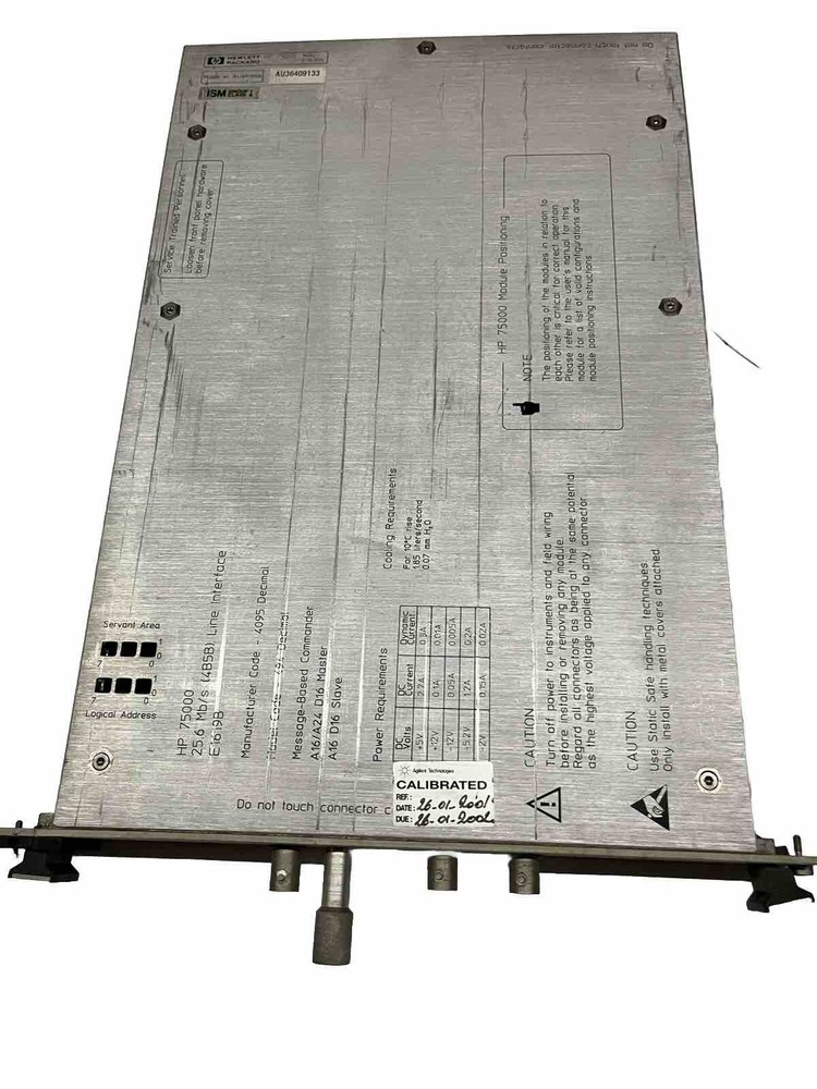 AGILENT HP E1619B 25.6Mb/s (4B5B) LINE INTERFACE VXI