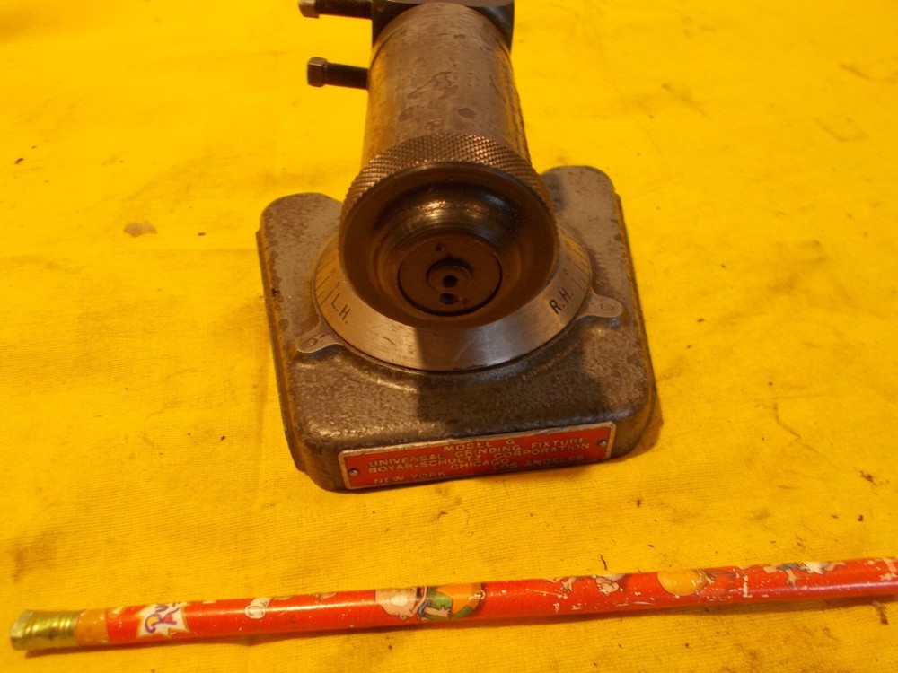 BOYAR SCHULTZ MODEL G UNIVERSAL TOOL BIT GRINDING FIXTURE grinder sharpening