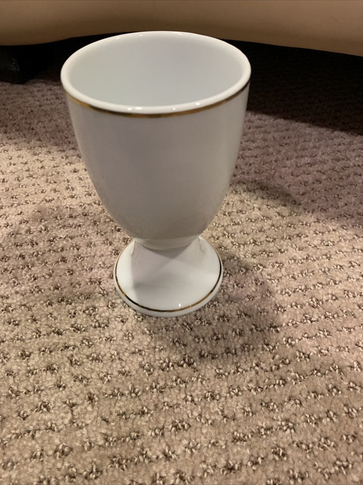 Judaica White 5" Kiddush Cup