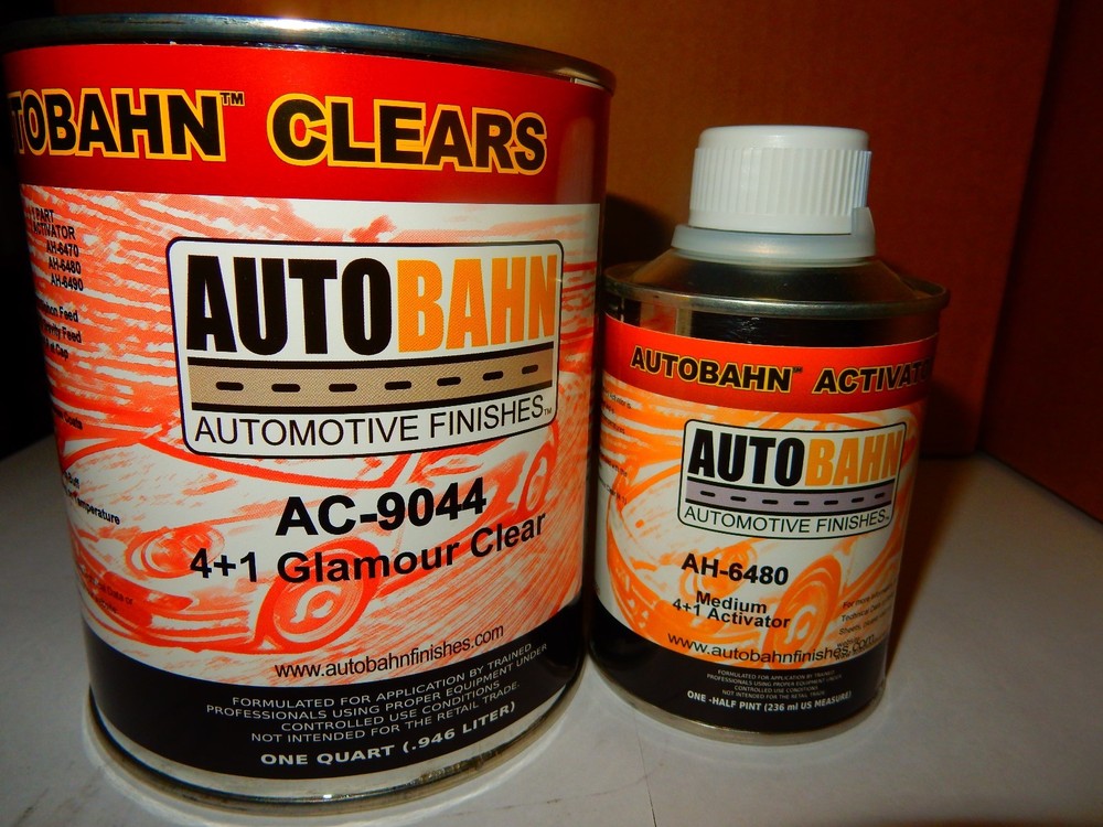 AC 9044 High Solid Glamour Clear Coat Quart Kit Mix 4 to 1