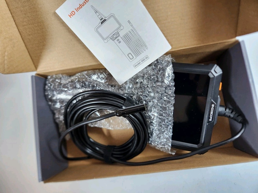 Endoscope Camera with Light, 4.3'' HD LCD Screen Digital Handheld Borescope