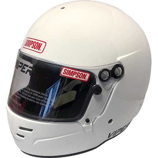 Simpson SA2020 Viper AIF Helmet, White, 2X-Large