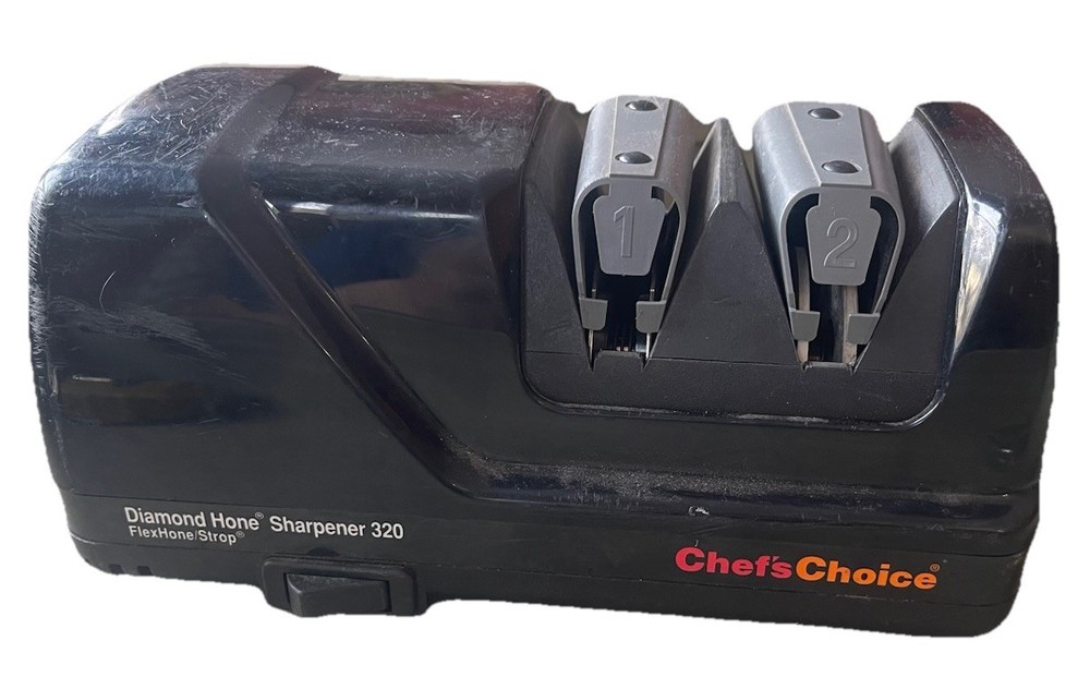 Chef'sChoice Model 320 Diamond Hone Electric Knife Sharpener Tested Working