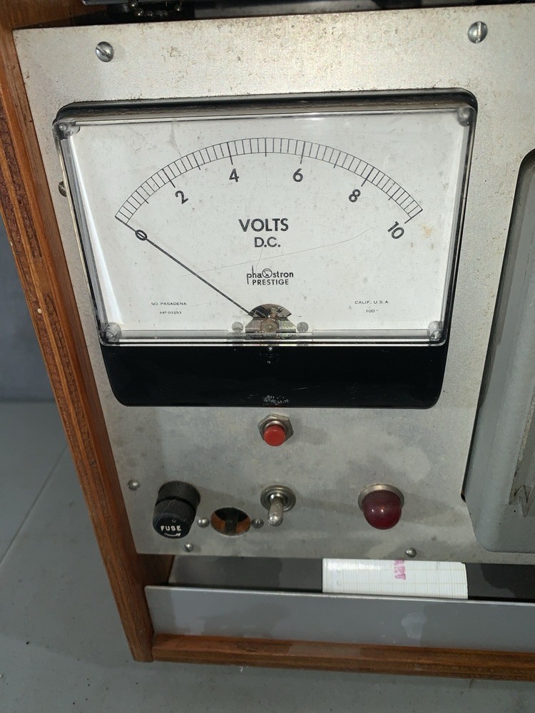 Super Cool Custom Made Vintage Strip Chart Recorder