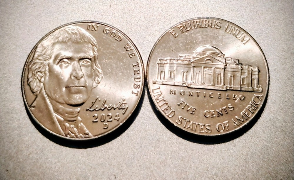 2024 D Jefferson Nickel - BU
