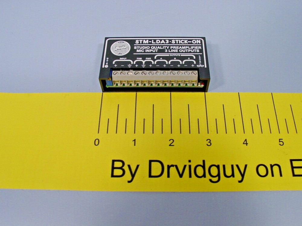 *RDL STM-LDA3 Stick-On Mic Preamp w/Phantom (Studio Quality)