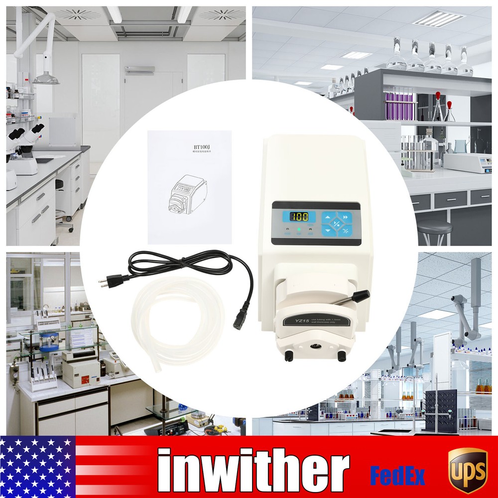 Industrial Variable Speed Liquid Metering Pump Peristaltic Pump High Precision