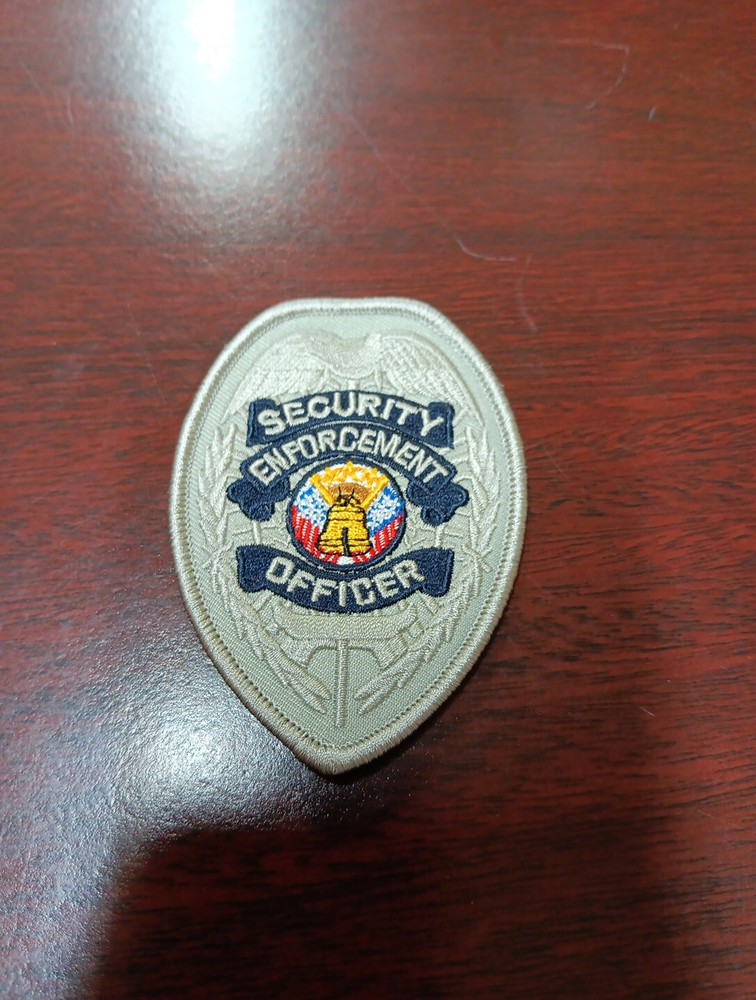 **Security Enforcement** Generic Patch (Brand New). Silver/BLUE/ White