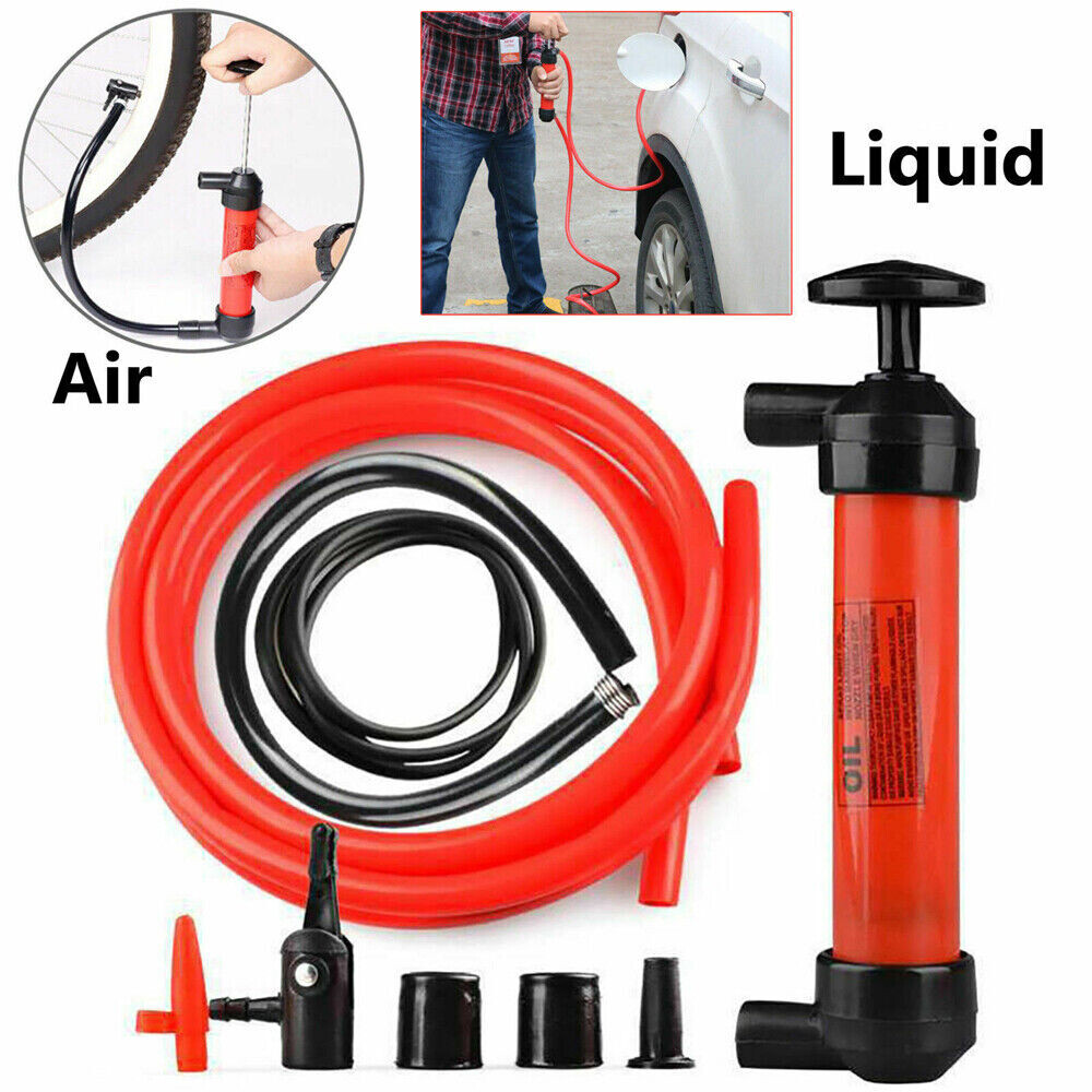 Siphon Fluid Extractor Pump Manual Suction Oil Fuel Transmission Transfer Hand A