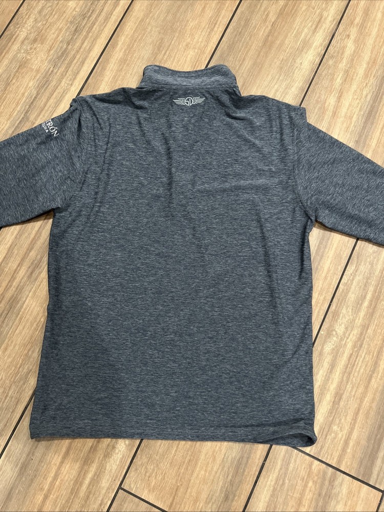 MEN'S STRAIGHT DOWN PATRON PERFORMANCE PULLOVER SIZE: S COLOR: GRAY