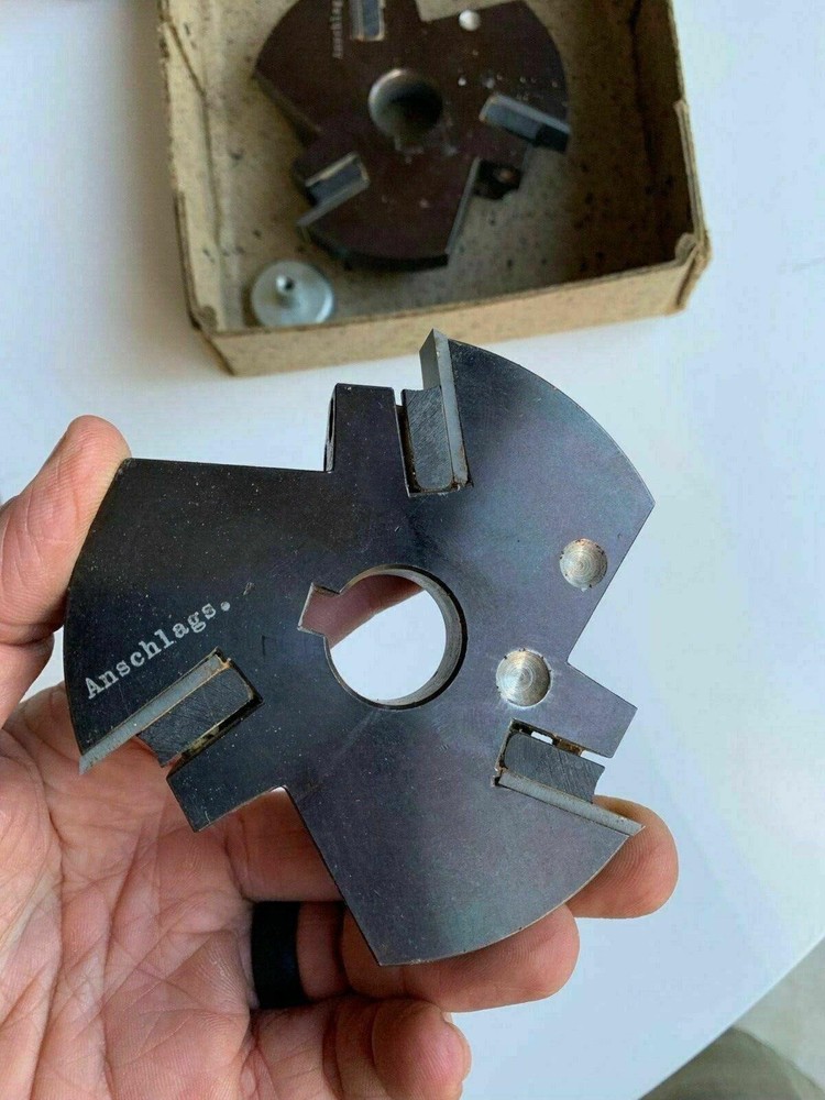 LEUCO USED Blade Shaper Cutter Cutting Head SET Replaceable Insert 840523 840524